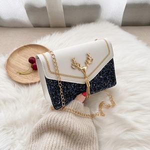 Women's Fashion Cool Leather Crossbody Messenger <b>Bag</b> with <b>Fringed</b> Tassel & Rhinestone Custom Logo Option Durable Camera <b>Bag</b> - Product Image 6