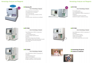 Analizzatore Ematologico Automatico Rayto Rt 7600 7200 Rt-7600 Rt7600, Macchina <span class=keywords><strong>CBC</strong></span> con 3 Parti, Reagente per Analizzatore Veterinario Rayto 3 - Product Image 2