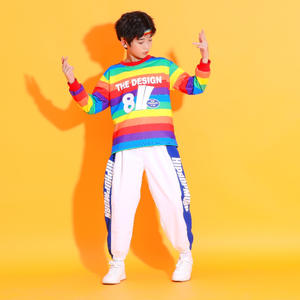 Ensemble de vêtements de performance pour enfants de 3 à 14 ans pour l'équipe sportive scolaire et le costume de classe d'étudiant élégant de cheerleading - Product Image 5