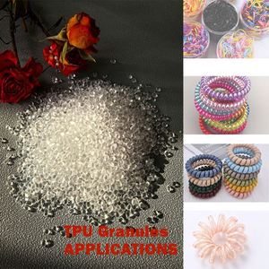 Matières premières en plastique TPU recyclé avec résistance au vieillissement pour la fabrication de bandeaux pour cheveux, granulés TPU Lubrizol de qualité médicale - Product Image 2