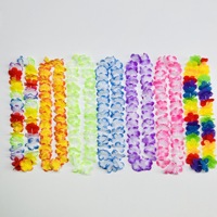 Graduation fleur hawaïenne Leis Polyester tissu hawaïen décoration fleur Leis guirlande