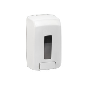 Dispenser di sapone in gel con pulsante a pressione, capacità 1,10 L, per uso in bagno e cucina - Product Image 1