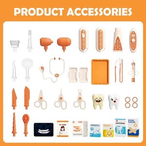 Ensemble de jeu éducatif de <span class=keywords><strong>médecin</strong></span> Koala Diary avec des outils fonctionnels et un son de battement de cœur pour les tout-petits, jouet d'apprentissage préscolaire - Product Image 2