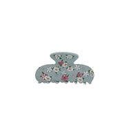 Pince à cheveux 3D Kinling en forme de fleur avec strass et design requin en acétate, accessoire capillaire quotidien et de fête pour filles