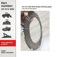 Disque de friction d'essieu de rechange d'origine JCB 45-511-006 (216 mm DE/68 mm DI) pour chargeuses de construction 3DX/4DX