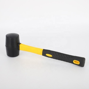 Martillo de seguridad de cabeza dividida con mango recubierto de plástico, martillo de goma elástico para azulejos, decoración del hogar, maquinaria, OEM - Product Image 3