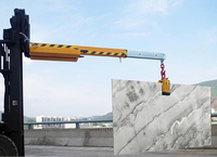 Hualong Stone Machinery HSE-38 de haute qualité de type inclinable 3 tonnes Lift Beam Jib Crane Hook Bras télescopique Chariot élévateur Jig Tick Boom