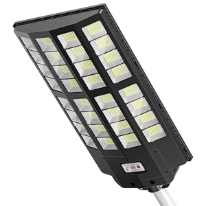 800W 1000W uzaktan kumanda güneş sokak lambası IP66 su geçirmez güneş sokak lambası Led güneş pili trafik uyarı ışığı - Product Image 1