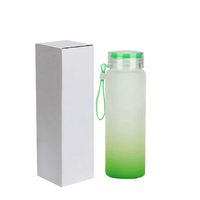 Vaso de Plástico XUHUI de Grado Premium de 500 ml con Pajita para Fitness, Reutilizable, Diseño Moderno para Adultos, Senderismo, Oficina, con Logotipo