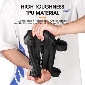 Sac de cadre de vélo WEST BIKING grande capacité, stable, étanche, pour tube supérieur avant, avec support de téléphone tactile pour vélo et moto - Product Image 4