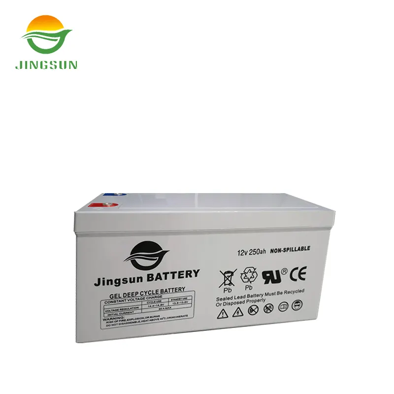 Jingsun the best selling lead acid batteries 1500 cycles in stock 12v 250ah car lead acid batteries