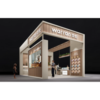 Diseño de Stand de Madera Hecho a Medida |   Estructura de Techo de Celosía para Exposiciones en Europa, Alemania, Estados Unidos y Medio Oriente