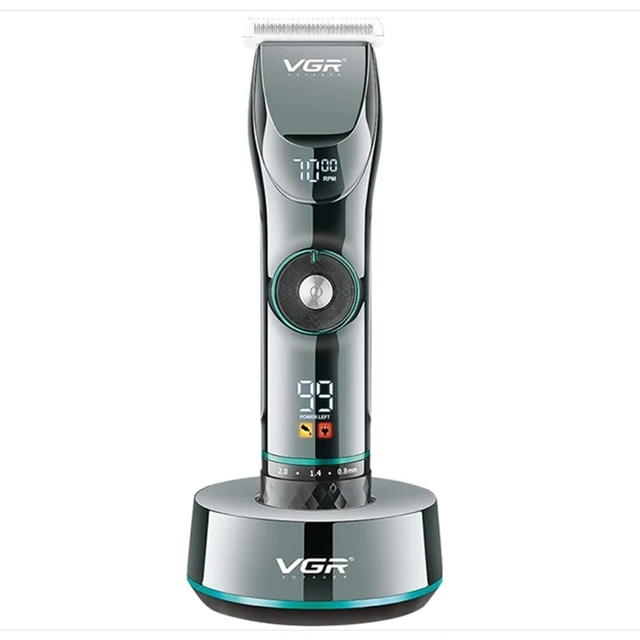 VGR Professional 15 Motor Speed Adjust Hair Trimmer for Men Cordless Electric Hair Beard Rechargeable Hair Cutter Machine