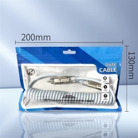 Câble de charge de voiture 240W 4-en-1 USB-A vers Type-C multi-connecteurs à charge rapide avec fonction aromathérapie