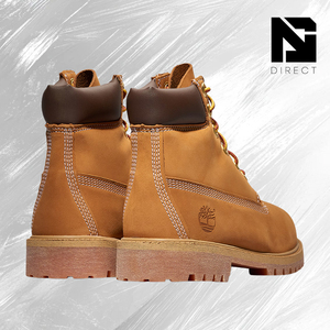 Bottes Martin imperméables de qualité supérieure de 6 pouces pour junior, couleur 'Wheat', en cuir, à lacets, antidérapantes, imperméables, à hauteur de la cheville - Product Image 3