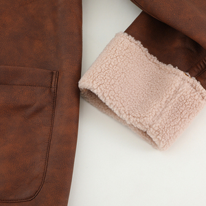 Giacca <span class=keywords><strong>in</strong></span> Ecopelle Scamosciata di Alta Qualità, Lussuosa e Morbida, con Cappuccio, Cappotto <span class=keywords><strong>in</strong></span> Ecopelliccia da <span class=keywords><strong>Uomo</strong></span> per Autunno e Inverno - Product Image 5