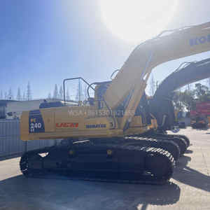 Excavadora usada Komatsu PC240 de alta calidad 24TON excavadoras de cubo de orugas hidráulicas grandes PC 200 210 240 para gran oferta - Product Image 3
