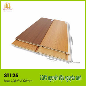 Custom WPC Wall Panels <b>Plastic</b> Indoor Decorative Boards Interior Flat <b>Sheets</b> Lamri Wall Panels Best Price Vietnam - Product Image 4