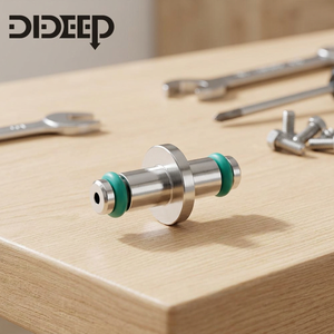 DIDEEP Scuba <b>Diving</b> Pressure Gauge Spool Pin, Dive <b>Regulator</b> Gauge Repair Replacement Parts With O‑Ring Seal - Product Image 1