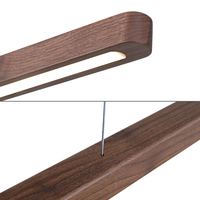 Luminaire linéaire LED en bois de hêtre pour salle à manger, salon, cuisine, bureau, boutique, bar, café, plafond, bureau, certifié CE SAA RCM