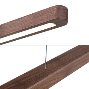 Luminaire linéaire LED en <span class=keywords><strong>bois</strong></span> de hêtre pour salle à manger, salon, cuisine, bureau, boutique, bar, café, plafond, bureau, certifié CE SAA RCM - Product Image 3
