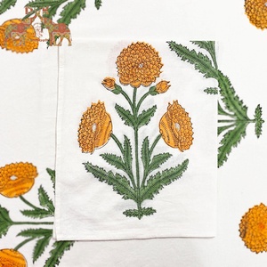 Nappe de table en coton, 12 pièces, pour la maison, hôtel et restaurants, lavable - Product Image 2