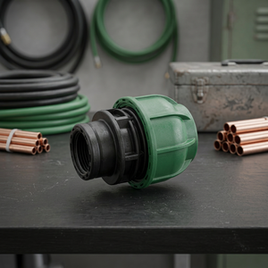 Acoplador Recto de Baja Presión TERRACORE SAP1003 de Plástico Verde Resistente a la Corrosión y a los Rayos UV para Sistemas de Mangueras de Riego - Product Image 2