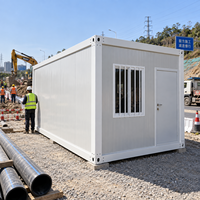 Installation rapide, construction durable, logement de chantier, maison préfabriquée en acier galvanisé, structure modulaire détachable, maison conteneur