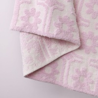 Plaid en tissu tricoté ultra-doux personnalisé 50*70, fabrication directe usine, marque privée, certifié BSCI