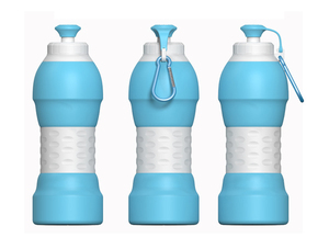 Botella de Agua Plegable de Silicona de 580 ml, Libre de BPA, Reutilizable, para Niños, Bicicleta, Correr, Gimnasio, Deportes al Aire Libre - Product Image 4