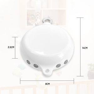 Literie de berceau pour bébé Boîte à <span class=keywords><strong>musique</strong></span> à piles avec crochet rotatif <span class=keywords><strong>Mobile</strong></span> Rotary 35 berceuses Boîte à <span class=keywords><strong>musique</strong></span> universelle pour berceau - Product Image 4