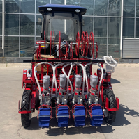 Semoir agricole à aspiration d'air avec préparation rotative du sol et semoir à vide pour carottes, également adapté à l'ensemencement d'oignons, pièces détachées fournies.