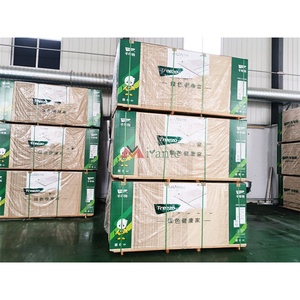 Wholesale Melamine Laminated Chipboard Made in <strong>China</strong> <strong>Coloured</strong> Faced Particle Plywood Waterproof 15mm 18mm Sheet - Product Image 6