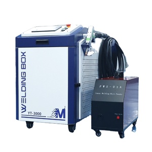 Machine de soudage laser portative Raycus 2000W 3000W Relfar à double pendule 4-en-1 pour métaux, soudage laser intégré portatif - Product Image 1
