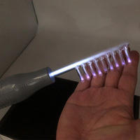 2023 plus récent darsonvals haute fréquence baguette faciale Machine percée baguettes faciales traitement à l'ozone avec 6 tubes