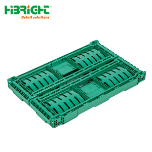 Large size mesh plastic crate folding crate