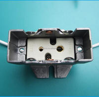 Support de lampe G38 avec abat-jour, douille, G38, en céramique halogène HID, support de lampe, G38