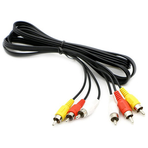 3 RCA Cable <strong>Audio</strong> Video Composite Male to Male DVD Cable - Product Image 1