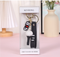 Mini porte-clés lumineux 3D, pendentif, merchandising Bangtan Boys, porte-clés mignon, pendentif de sac KPOP, cadeaux pour les fans