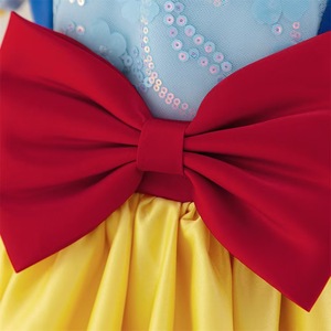 Style européen fille élégante soirée anniversaire robe jaune et blanche neige princesse Look pour enfants groupe d'âge enfants 2Y - Product Image 3