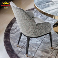 SPARKLE Hochwertiger Echtleder Konvertierbarer Esszimmerstuhl - Modernes Europäisches Design für Wohnmöbel Hotel Restaurant Apartment