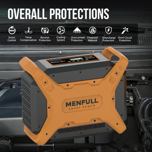 Chargeur de batterie automatique intelligent BNTU-40S, chargeur de voiture rapide, surveillance de la tension, ports USB, certifié CE, 12V/24V, <span class=keywords><strong>booster</strong></span> de <span class=keywords><strong>moteur</strong></span> - Product Image 5