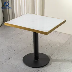 mesas de cafe restaurante de luxo stainless steel restaurant tables mesa de comedor de m rmol y metal para restaurante