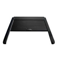 Couverture de benne rétractable antivol, étanche, en aluminium, avec lumière LED, pour Silverado Sierra Tundra 6,5 pieds