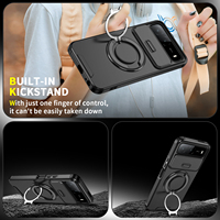Étui de téléphone portable avec support magnétique pour Infinix Hot 60i 5G, antichoc avec support, coque arrière pour Tecno Spark Go 5G Smart 10 PLUS