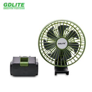 New Design Popular <strong>GDLITE</strong> 8081 Solar Rechargeable Power Electric Fan USB Discharge AC/DC Fan with Solar Panel - Product Image 6