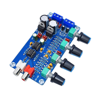 Placa de tono HIFI NE5532, placa frontal, preamplificador, placa de ajuste de volumen alto y bajo, 1 unidad