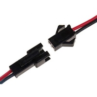 Harnes kabel industri pantat pria dan wanita, bahan spesifikasi kawat Terminal khusus 2 pin Sm