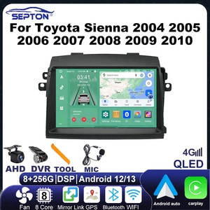 Android Car Stereo Carplay Màn Hình 4G 64G 8 Core Đơn Vị Đầu Tự Động Đài Phát Thanh Xe Cho Toyota Sienna 2004 2007 2008 2009 2010 - Product Image 2
