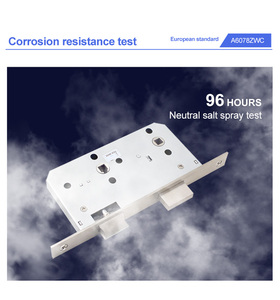 A6078ZWC قفل نقر حمام مقاوم للحريق مع مفتاح متين ومضاد للسرقة حاصل على شهادة CE - Product Image 6